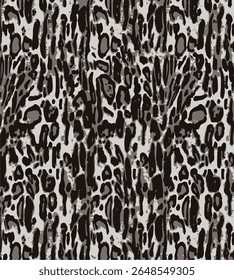 Padrão de leopardo sem costura, impressão animal, design de animais têxteis. padrão de pele de leopardo preto e branco. Padrão de leopardo sem costura, padrão de onça, textura de leopardo, pele de animal, pele de animal