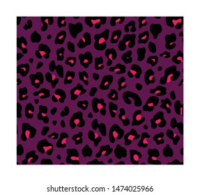 Seamless leopard pattern can be used for graphic design textile design or web design.