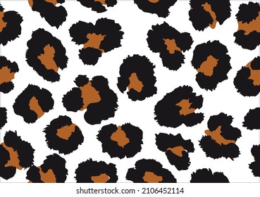 Seamless leopard pattern can be used for graphic design textile design or web design.
