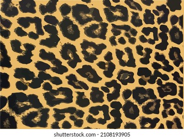 Seamless leopard pattern can be used for graphic design textile design or web design. 