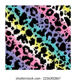 Seamless leopard pattern can be used for graphic design textile design or web design.