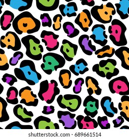 Seamless leopard pattern can be used for graphic design textile design or web design.