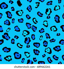 Seamless leopard pattern can be used for graphic design textile design or web design.