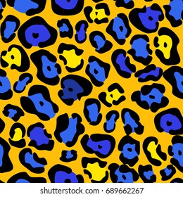 Seamless leopard pattern can be used for graphic design textile design or web design.