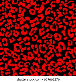 Seamless leopard pattern can be used for graphic design textile design or web design.