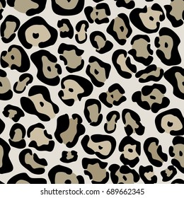 Seamless leopard pattern can be used for graphic design textile design or web design.