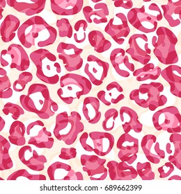 Seamless leopard pattern can be used for graphic design textile design or web design.
