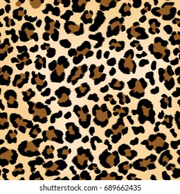 Seamless leopard pattern can be used for graphic design textile design or web design.