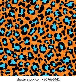 Seamless leopard pattern can be used for graphic design textile design or web design.