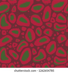 Seamless Leopard Pattern. Colorful Animal Skin Print. Spotted animal illustration. Vector Jungle Design.