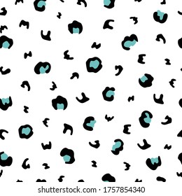 Seamless leopard pattern Design used for fabric, fashion, textile, vector illustration