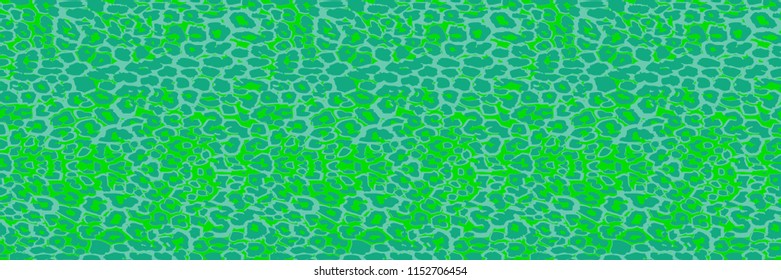 Seamless leopard pattern. Horizontal orientation. Vector illustration