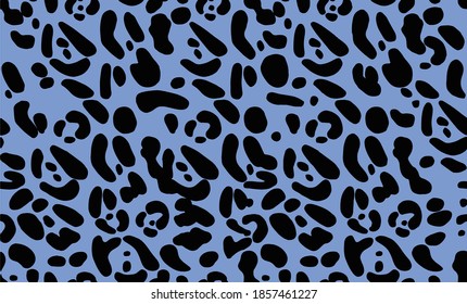  Seamless leopard pattern. Modern vector design