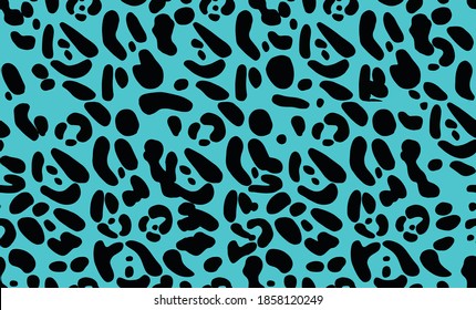  Seamless leopard pattern. Modern vector design