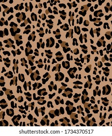 seamless leopard pattern print design