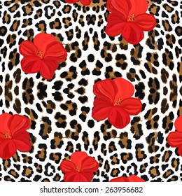 Seamless leopard pattern. Leopard pattern, repeating background