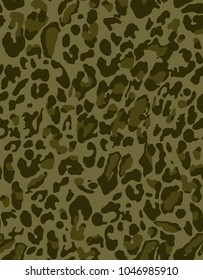 Seamless leopard pattern texture.