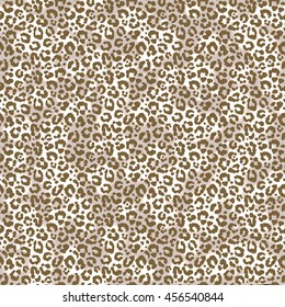 Seamless leopard pattern. Vector.