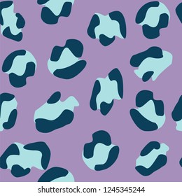 Seamless leopard pattern. Vector illustration. Wild texture for Design, Website, Background, Banner. Jaguar Print Template. Leopards Dots Nature Wallpaper