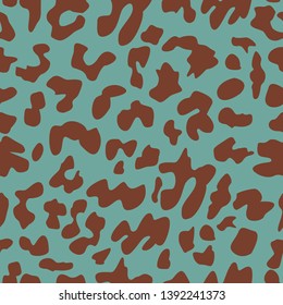 Seamless leopard pattern. vector illustration. abstract animal background for textile design