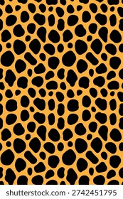 Seamless leopard print pattern background. Cheetah animal skin texture for fashion, apparel, and textile design, luxury branding, wallpaper, and fabric, interior decor, wrapping paper and digital backgrounds.