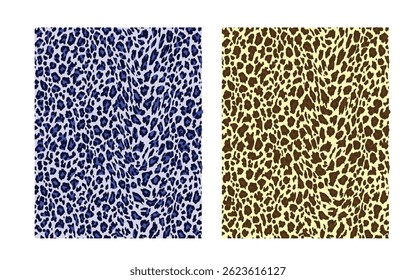 Seamless leopard print pattern with bold and stylish animal skin texture. Perfect for fabric, wallpaper, and fashion design projects. High-resolution vector illustration in trendy neutral tones