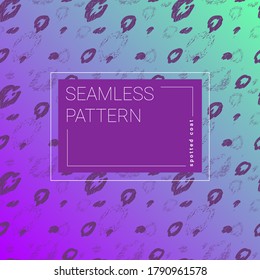 Seamless leopard print. Vector pattern, texture, background. animal skin leopard pattern. Animal Skin Pattern. Leopard Texture. Panther Skin Background.