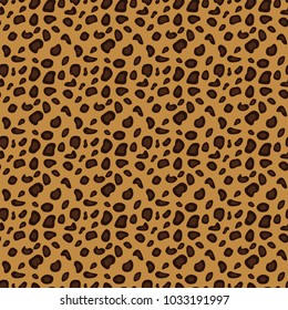 Seamless leopard skin pattern.