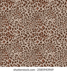 seamless leopard skin pattern on background