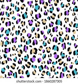 Seamless Leopard Skin Pattern for Textile Print for printed fabric design for Womenswear, underwear, activewear kidswear and menswear and Decorative Home Design, Wallpaper Print.