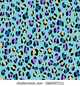 Seamless Leopard Skin Pattern for Textile Print for printed fabric design for Womenswear, underwear, activewear kidswear and menswear and Decorative Home Design, Wallpaper Print.