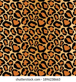 Seamless leopard skin pattern vector illustration, Animal skin pattern for fabric and textile printing, wrapping paper, backdrops, Cheetah skin pattern background