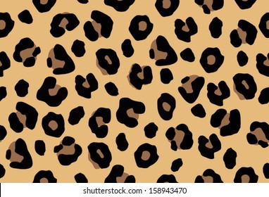 Nahtlose Leopardenstruktur