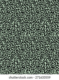 Seamless leopard skin texture, vector illustration