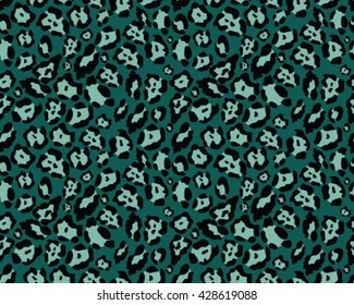 Seamless leopard skin texture, vector illustration, fashionable pattern
