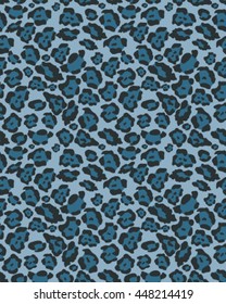 Seamless leopard skin texture, vector illustration.Fashionable pattern
