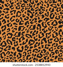 seamless leopard style. vector print of leopard skin for clothes.