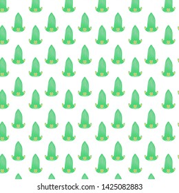 Seamless leprechaun pattern. Vector illustration