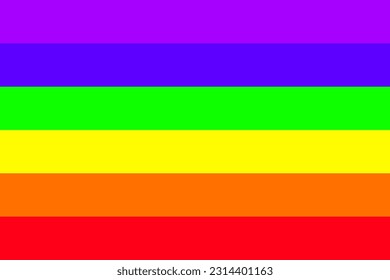 Seamless LGBT rainbow stripes pattern. Flag of pride month. Vector illustration design