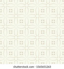 Seamless light background with beige pattern in baroque style. Vector retro illustration. Ideal for printing on fabric or paper for wallpapers, textile, wrapping. 