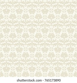 Seamless Light Background Beige Pattern Baroque Stock Vector (royalty 