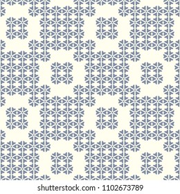 Seamless light background with grey pattern in baroque style. Vector retro illustration. Ideal for printing on fabric or paper for wallpapers, textile, wrapping. 