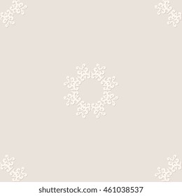 Seamless light background with ornament. Vector illustration