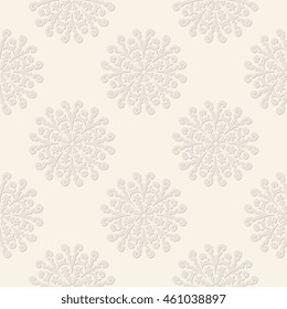 Seamless light background with ornament. Vector illustration