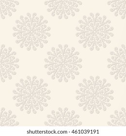 Seamless light background with ornament. Vector illustration