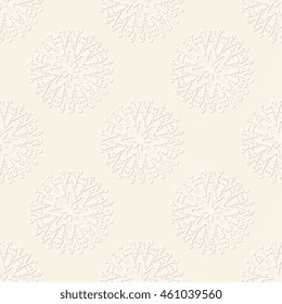 Seamless light background with ornament. Vector illustration
