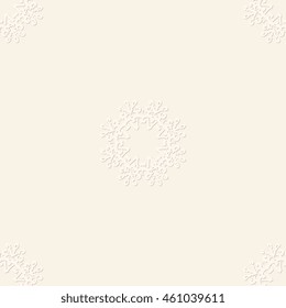 Seamless light background with ornament. Vector illustration