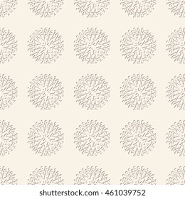 Seamless light background with ornament. Vector illustration