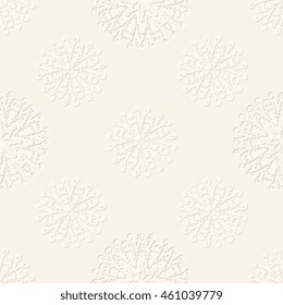 Seamless light background with ornament. Vector illustration