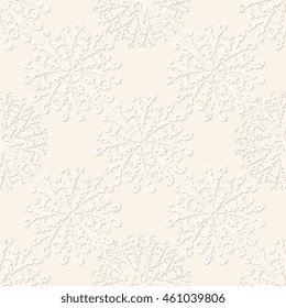 Seamless light background with ornament. Vector illustration